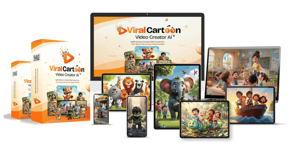 Viral Cartoon Video Creator AI product bundle